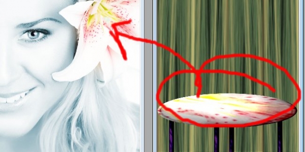 Creation of flowergirl: Step 5